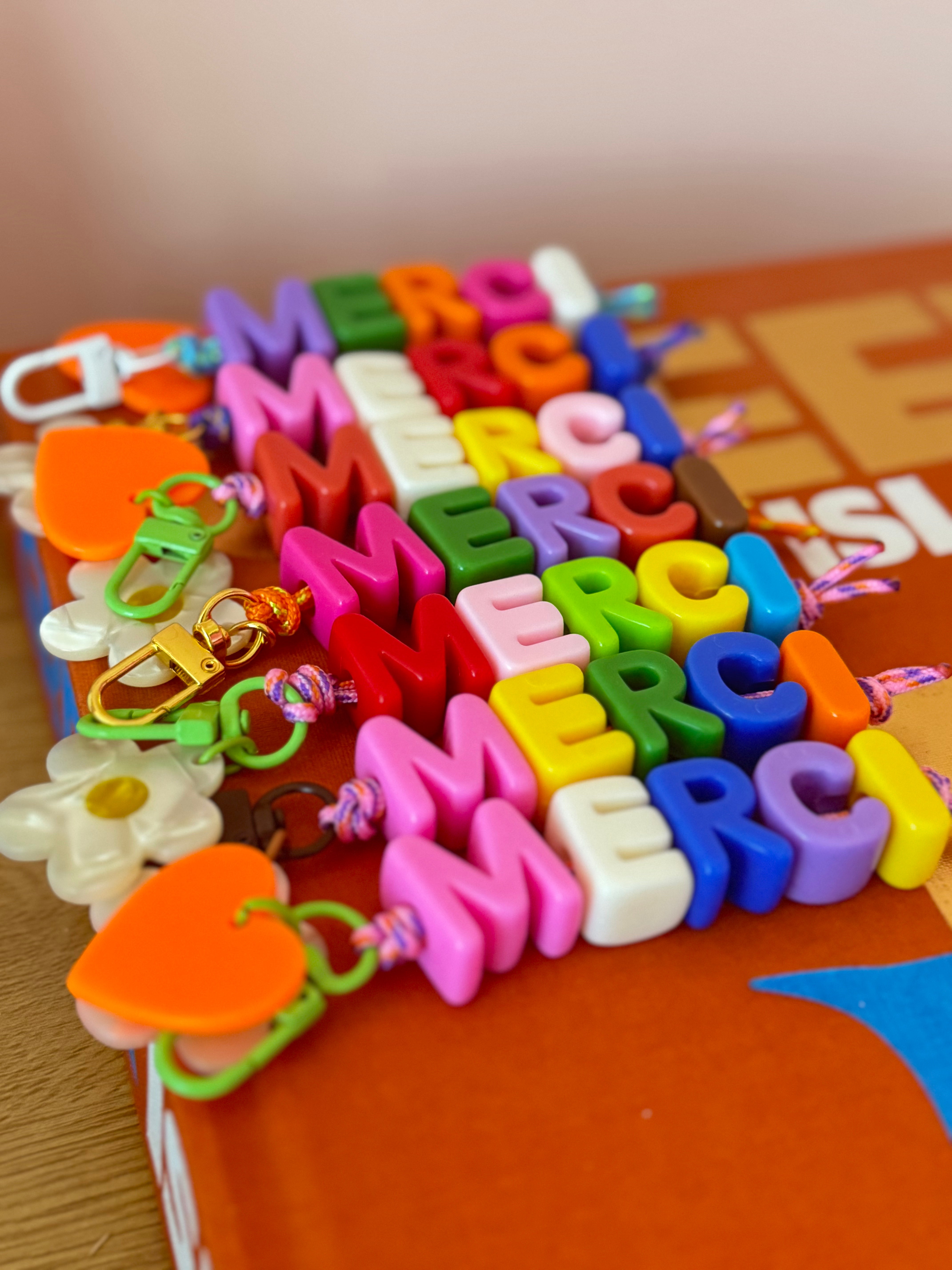 Porte-clé à message – Merci