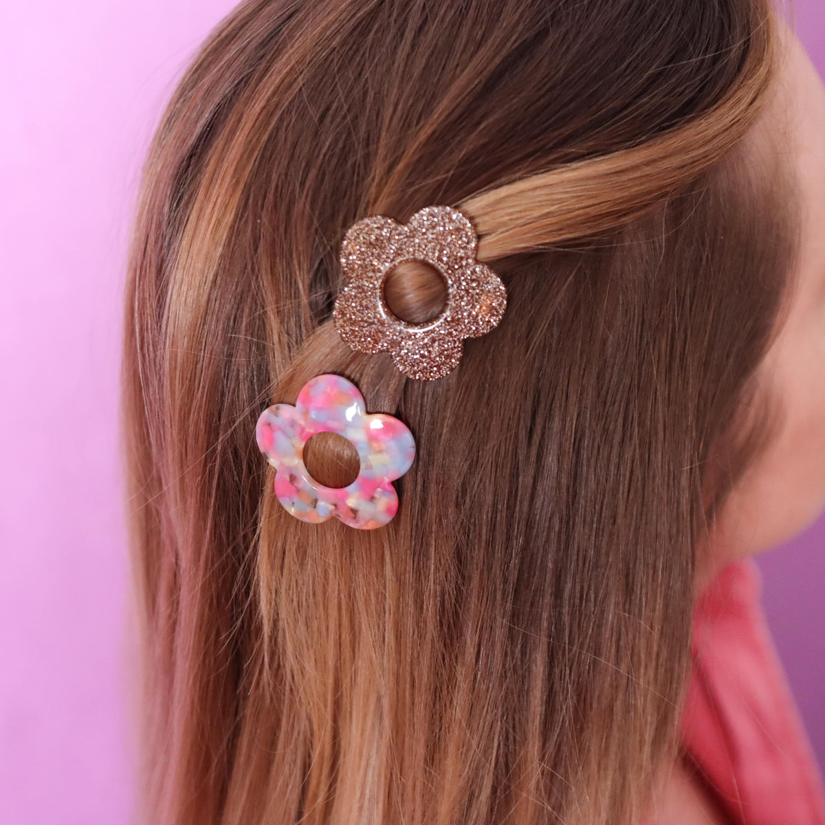 Barrette Marguerite – Rainbow Pop