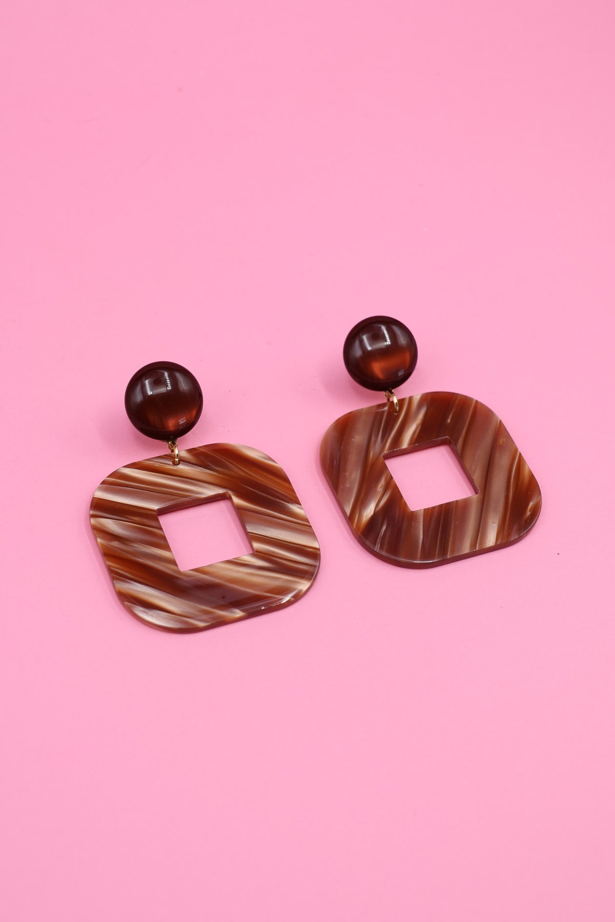 Boucles Alma - Chocolat