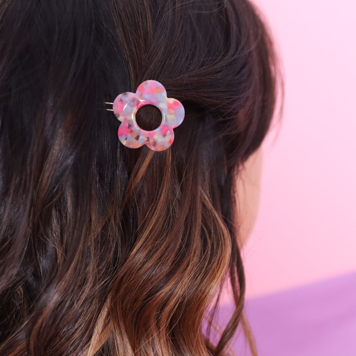 Barrette Marguerite – Rainbow Pop