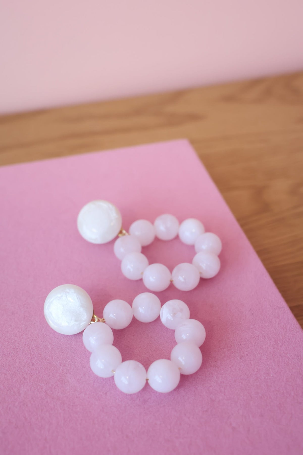 Boucles d’oreilles Gigi – Blanc