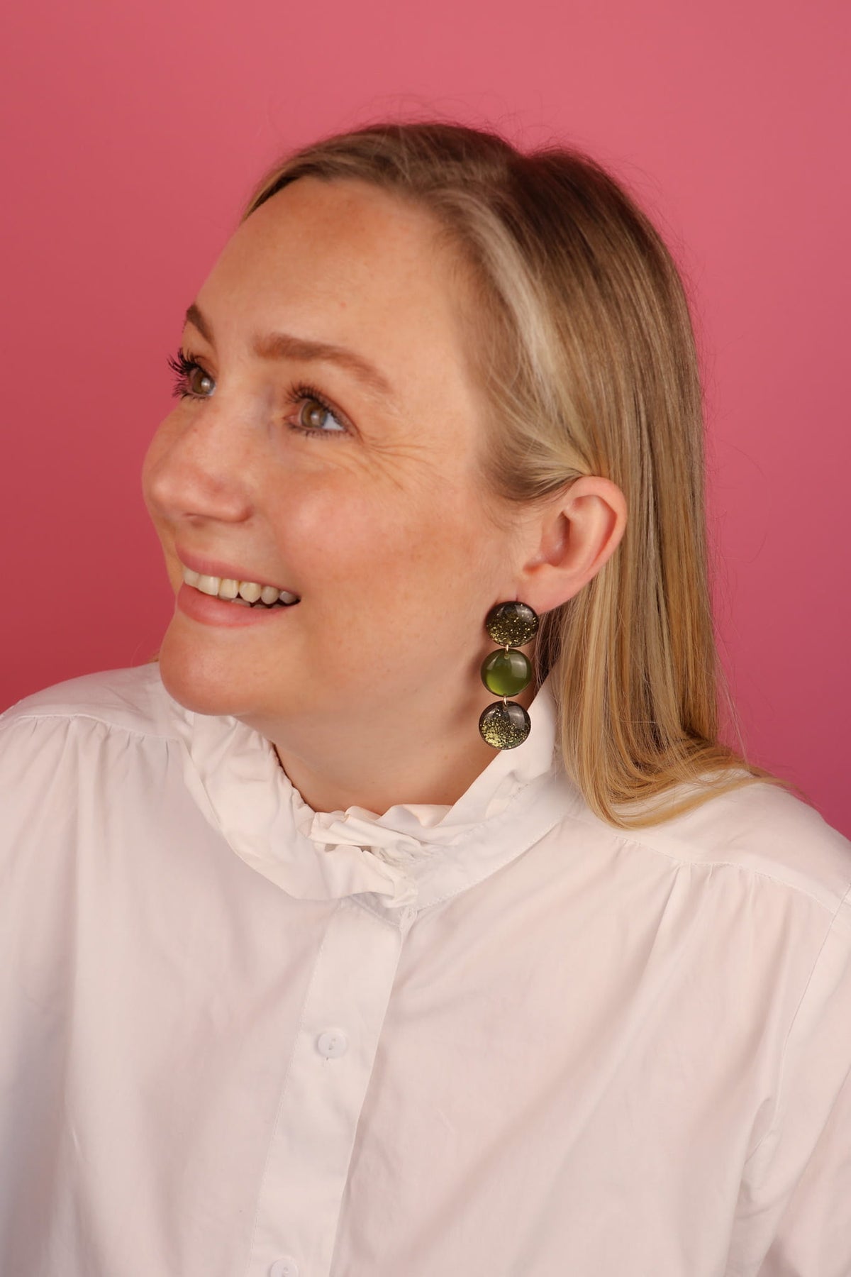 Boucles d’oreilles Suzanne - Kaki